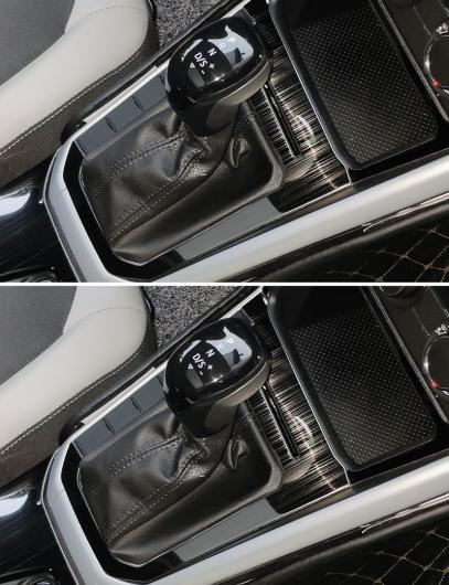 適用: フォルクスワーゲン/VOLKSWAGEN ポロ 2019 シフト ギア パネル カバー トリム スタイリング セントラル コントロール パネル ステンレス ブラック・ステンレス ホワイト AL-OO-4889 AL_5