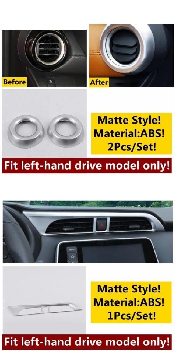 AL フロント トライアングル ピラー A インテリア/アームレスト ウインドウ リフト ボタン パネル カバー トリム アクセサリー タイプD・タイプI AL-OO-5001の通販は