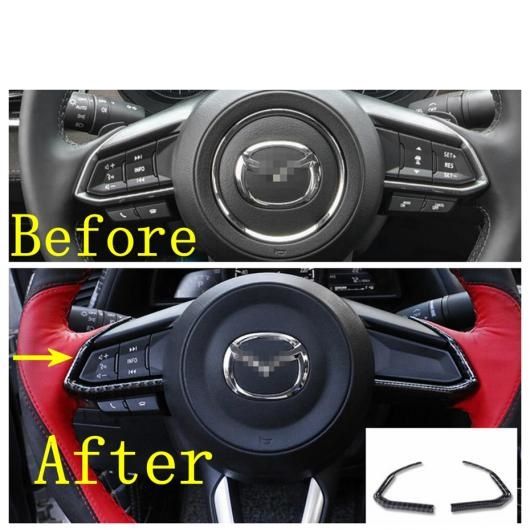 適用: MAZDA6 2019-2021 ステアリング ホイール シフト ギア パネル ストリップ カップホルダー フレーム カバー トリム カーボンファイバー アクセサリー インテリア タイプD AL-OO-5112 AL_3