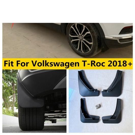 マッド フラップ マッドフラップ スプラッシュ ガード マッドガード フェンダー 保護 プラスチック カバー トリム キット 適用: フォルクスワーゲン/VOLKSWAGEN T-ROC T ROC 2018-2021 AL-OO-5142 AL
