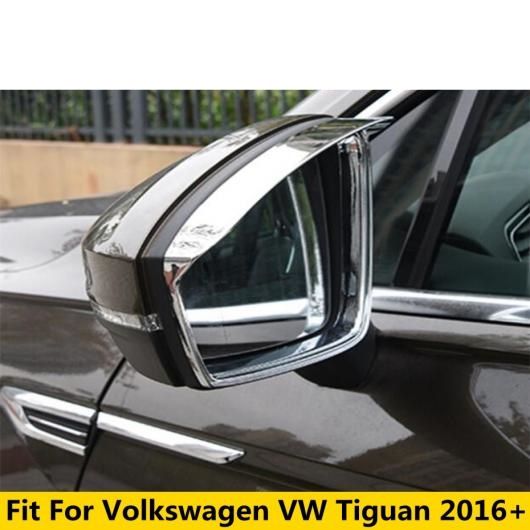アクセサリー 適用: フォルクスワーゲン/VOLKSWAGEN VW ティグアン 2016-2022 クローム バックミラー ミラー レイン アイブロー シールド シェード カバー トリム AL-OO-5161 AL