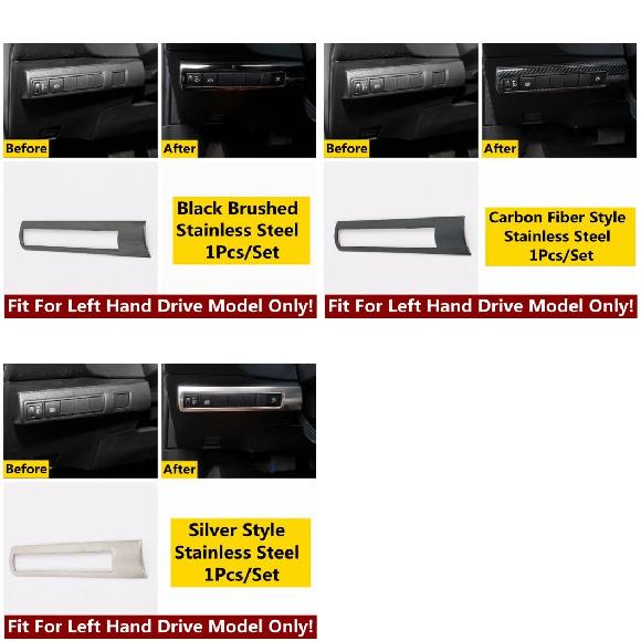 AL ヘッドライト ヘッド ライト ランプ スイッチ パネル インテリア カバー トリム 適用: ブラック 模様〜シルバー スタイル AL-OO-5308 5,130円