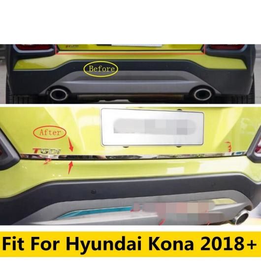 アクセサリー 適用: ヒュンダイ/現代/HYUNDAI コナ 2018 2019 2020 2021 リア トランク テールゲート メンバー カバー トリム モールディング ガーニッシュ AL-OO-5363 AL