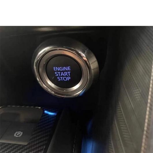 AL エンジン スイッチ ボタン スタート ストップ インテリア カバー トリム 適用: トヨタ ヴェンザ/ハリアー 2021 2022 ABS 木目調 AL-OO-5368_2