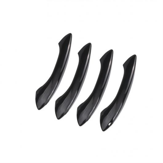 ドア ハンドル フレーム インテリア カバー トリム 適用: BMW 5シリーズ 520I 525i 530i F10 F18 2011-2016 ABS クローム カーボンファイバー アクセサリー ブラック・カーボン調 AL-OO-5411 AL