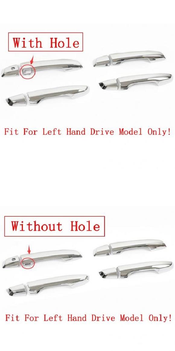 エクステリア キット 適用: ホンダ CR-V CRV 2017 2018 2019 2020 クローム サイド ドア ドアノブ ハンドル 保護 カバー トリム ホール・ホールなし AL-OO-5465 AL
