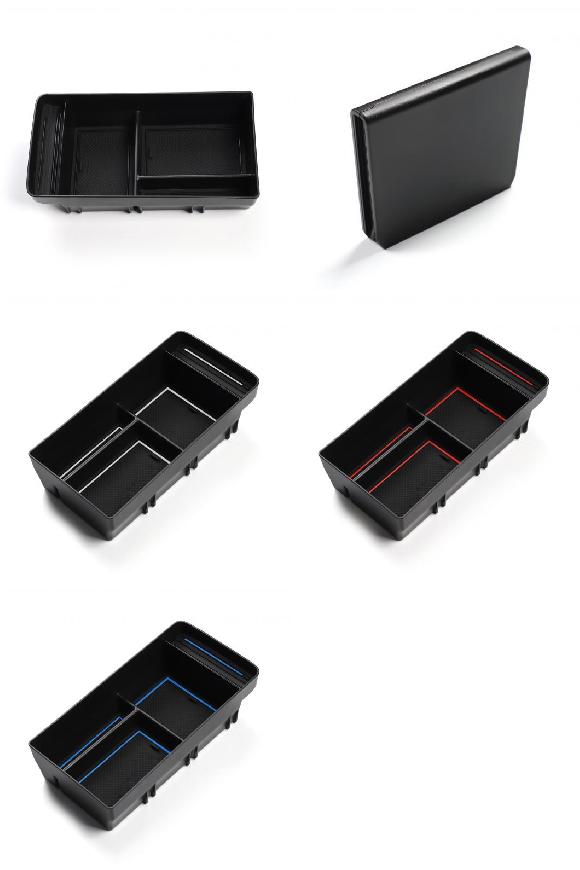 AL 当てはめる: VW ID.3 ID3 ID 3 付属品 真っただ中 コンソール アームレスト ID.3 ボックス席 黒いこと〜ID.3 ボックス席 青味 AL-OO-5676