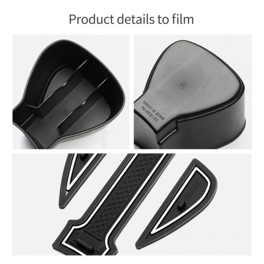 滑り止め マット ショック-吸収 カップホルダー 適用: VW ID.3 ID3 ID 3 カップ ホルダー ストレージ ボックス ウォーター ストレージ カップ ボックス ID3 カップ ボックス ホワイト AL-OO-5683 AL_5