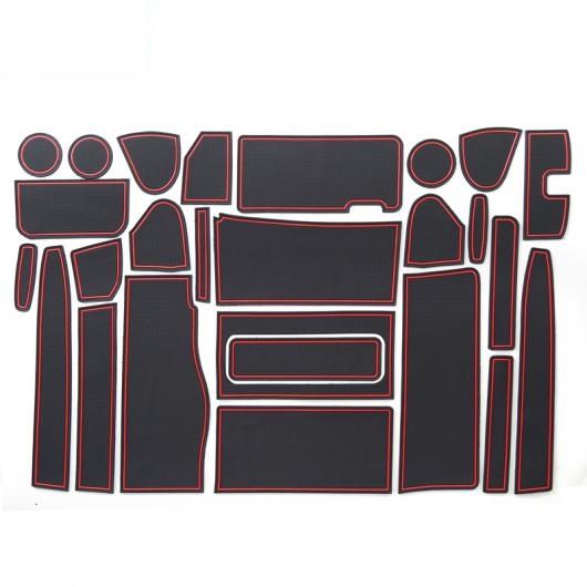 ゲート スロット パッド 適用: 日産 セレナ C26 2010-2016 インテリア アクセサリー マット カップホルダー ドア 隙間 セレナ C26 レッド〜セレナ C26 ブラック AL-OO-5845 ALの通販は