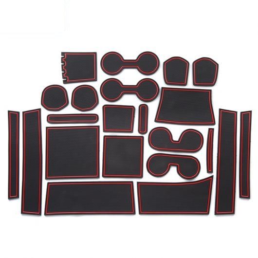 ゲート スロット マット 適用: 三菱 デリカ D:5 D5 アクセサリー 3D ラバー 22ピース レッド ホワイト ブラック デリカ D5 レッド〜デリカ D5 ホワイト AL-OO-5858 AL