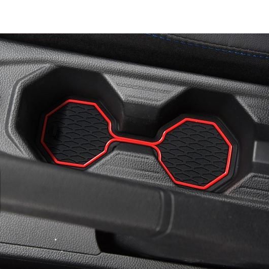 ゲート スロット マット 適用: フォルクスワーゲン/VOLKSWAGEN ポロ 2018-2021 ポロ インテリア 滑り止め スロット アクセサリー ラバー 18 ポロ-F レッド〜18 ポロ-F イエロー AL-OO-5973 AL