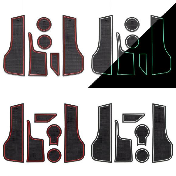 AL ゲート スロット カップ マット 適用: ラーダ/LADA ヴェスタ 2020 SW クロス CVT ドア 20VESTA レッド〜ヴェスタ ホワイト AL-OO-6074