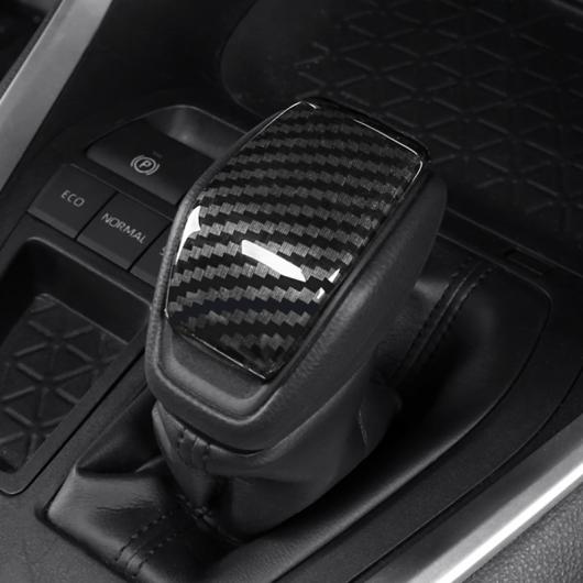 AL 適用: トヨタ RAV4 XA50 2019 2020 2021 2022 RAV 4 ABS カーボンファイバー ギア シフト ヘッド カバー トリム 装飾 ステッカー シルバー AL-OO-6264_3