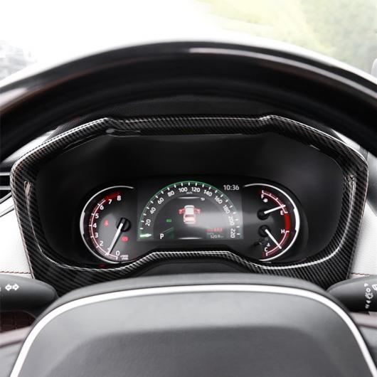 AL 適用: トヨタ RAV4 2019 2020 2021 2022 RAV 4 XA50 ダッシュボード ディスプレイ メーター リング スピードメーター ゲージ カバー シルバー AL-OO-6267_6