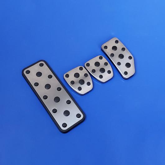 AL フット ペダル フューエル アクセル ブレーキ レスト ペダル クラッチ ペダル カバー 適用: スバル AT 3ピース・MT 4ピース AL-OO-6290_2