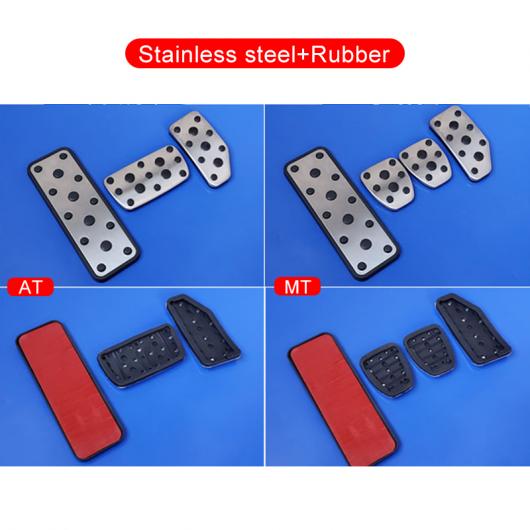 AL フット ペダル フューエル アクセル ブレーキ レスト ペダル クラッチ ペダル カバー 適用: スバル AT 3ピース・MT 4ピース AL-OO-6290_6