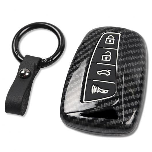 AL キー カバー ケース 適用: ヒュンダイ/現代/HYUNDAI サンタフェ DM IX35 IX45 エクウス 3ボタン ブラック〜4ボタン ブルー AL-OO-6336_6