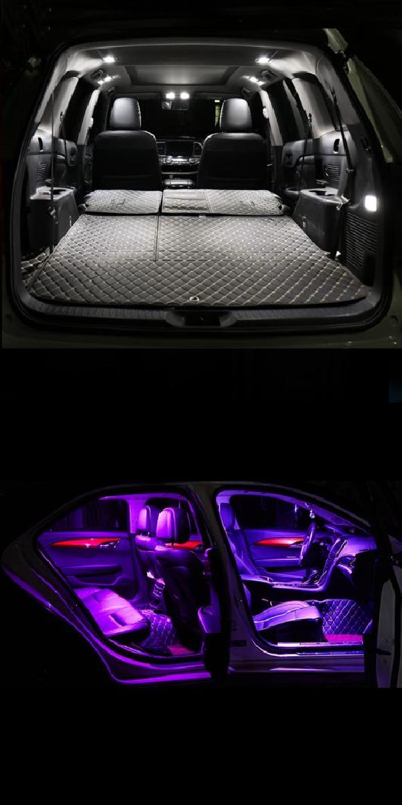 AL 適用: アウディ/AUDI A3 8L 8V 8P S3 RS3 12V LED バルブ キット インテリア マップ ホワイト〜レイクブルー A3 S3 RS3 8V-9ピース AL-OO-6344