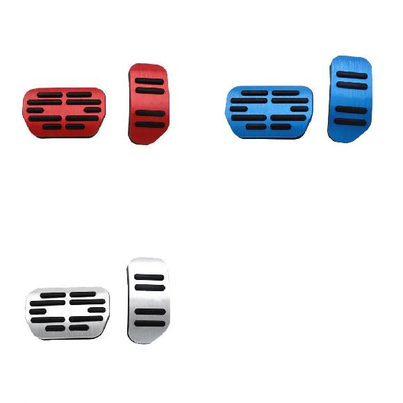 AL 適用: トヨタ RAV4 XA40 2013 2014 2015 2016 2017 2018 RAV4 40 フット ペダル フューエル アクセル ブレーキ ペダル カバー レッド〜シルバー AL-OO-6469