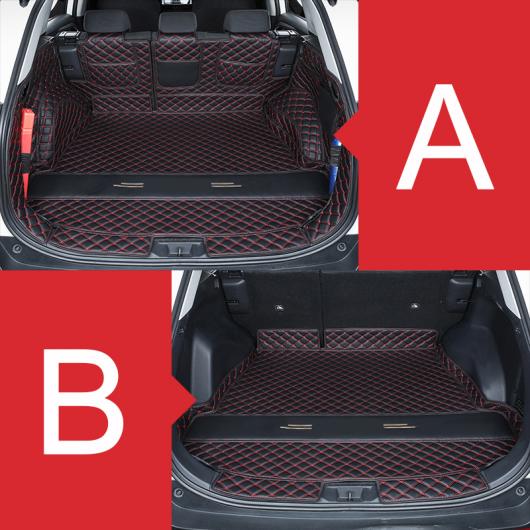 AL 適用: トヨタ RAV4 2019 2020 2021 2022 RAV 4 XA50 レザー トランク 保護 マット コーヒー 5ピース〜ブラック 5ピース AL-OO-6509_4