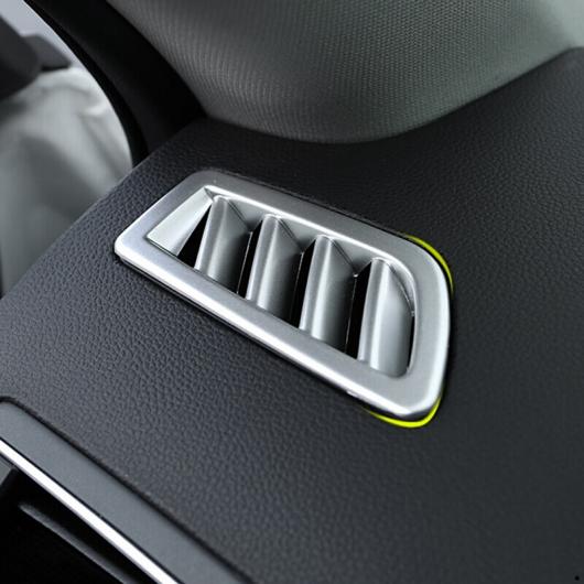 適用: ルノー/RENAULT コレオス 2017 2018 ABS マット フロント ダッシュボード エア コンディション AC 吹き出し口 フレーム カバー トリム アクセサリー シルバー マット タイプ1 AL-OO-7043 AL_3