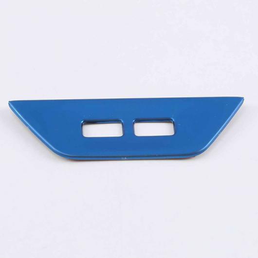 適用: フォルクスワーゲン/VOLKSWAGEN T-ROC TROC 2017 18 2019 インテリア アクセサリー ステンレス スチール USB ポート カバー トリム ブラック模様 3ピース〜ブルー 3ピース AL-OO-7279 AL_6