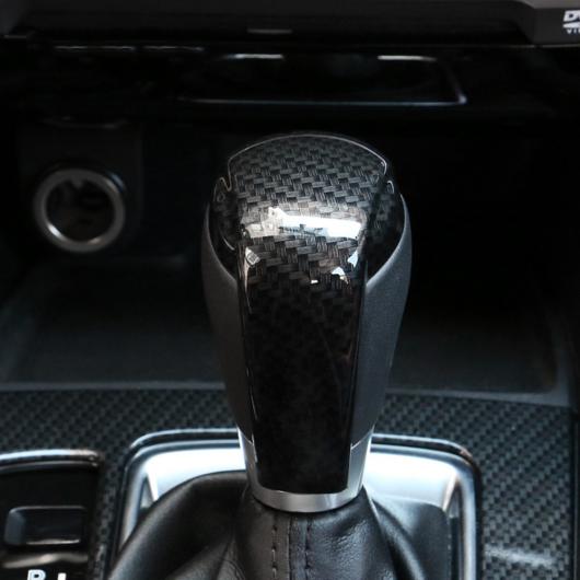 ABS カーボン ファイバー インテリア アクセサリー 適用: MAZDA6 アテンザ 2015 2016 2017 2018 ギア シフト レバー ノブ ハンドル カバー AL-OO-7304 AL_2