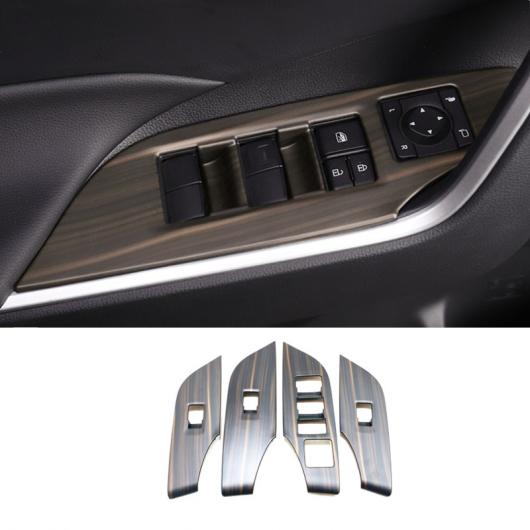 インテリア 木目調 装飾 アクセサリー 適用: トヨタ RAV4 2019 2020 インストルメント コンソール ギア ドリンクホルダー カバー 通気口 トリム ダッシュ ボード AL-OO-7317 AL_4