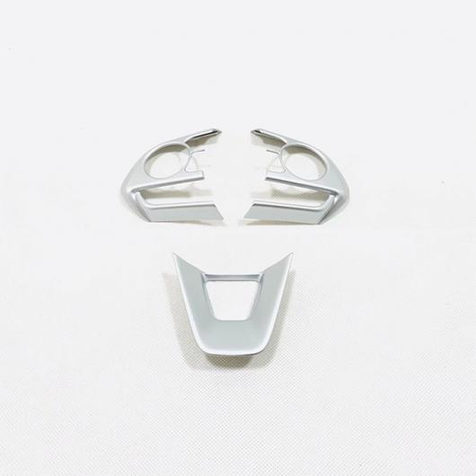 適用: トヨタ カローラ 2019 2020 ABS マット/カーボン ファイバー ステアリング ホイール ボタン フレーム カバー トリム アクセサリー マット 3 AL-OO-7324 AL_6