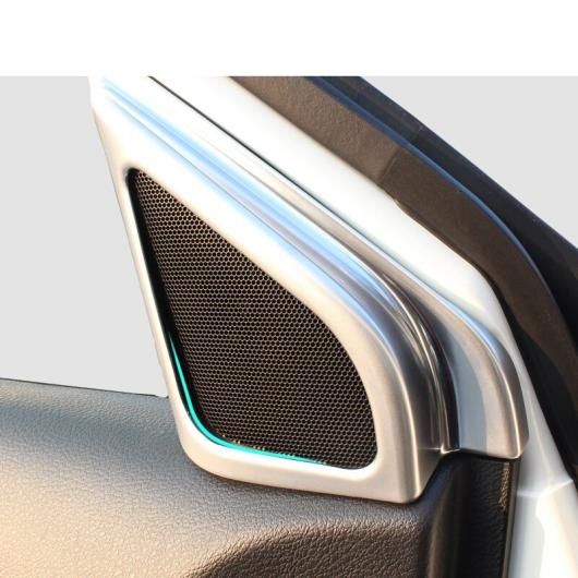 適用: スズキ ビターラ エスクード 2016 2017 2018 2019 ABS クローム フレーム A 列 オーディオ スピーカー サウンド カバー リング サークル トリム アクセサリー AL-OO-7451 ALの通販は