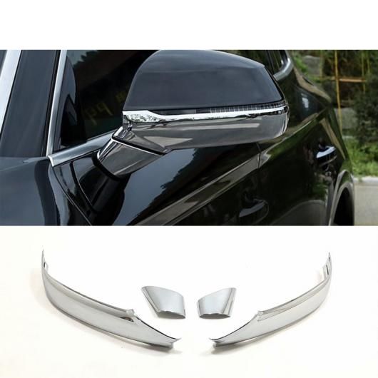 適用: アウディ/AUDI Q7 2016 2017 2018 アクセサリー ABS クローム バックミラー ミラー 装飾 ストリップ カバー トリム チューニング ライト AL-OO-7470 AL