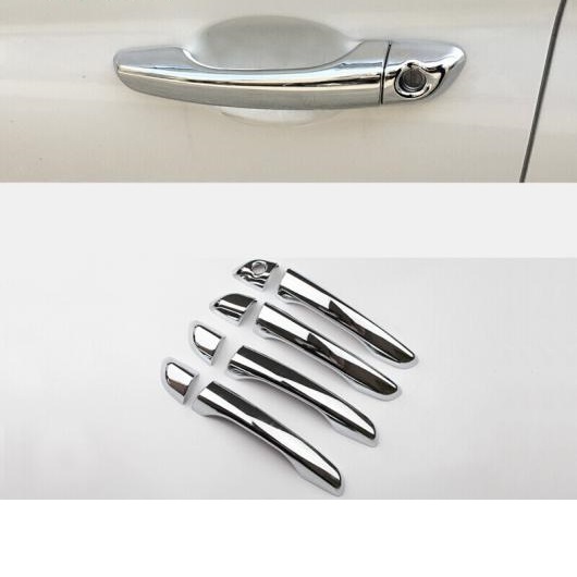 適用: ヒュンダイ/現代/HYUNDAI ソラリス 2 ドア ハンドル カバー クロム ドア ボウル プル クローム エクステリア 装飾 アクセサリー 2017 2018 ドア ボウル AL-OO-7473 AL_4