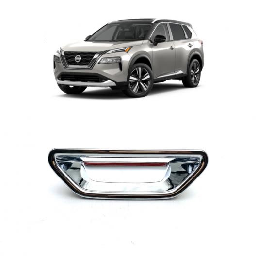 適用: 日産 エクストレイル X トレイル ローグ 2021 2022 テールゲート リア ドア トランク メンバー ハンドル カバー フレーム トリム ABS クローム AL-OO-7541 AL 8,153円