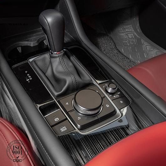 インテリア アクセサリー 適用: 2020 2021 MAZDA3 ギア シフト パネル カバー ステッカー ステンレス スチール AL-OO-7548 AL