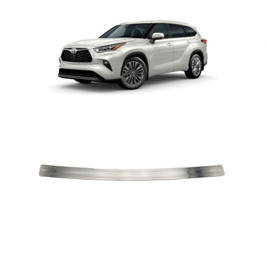 適用: トヨタ ハイランダー 2021 2022 リア バンパー プレート ドア シルズ カバー インテリア クローム トリム ステンレス スチール AL-OO-7593 AL_1