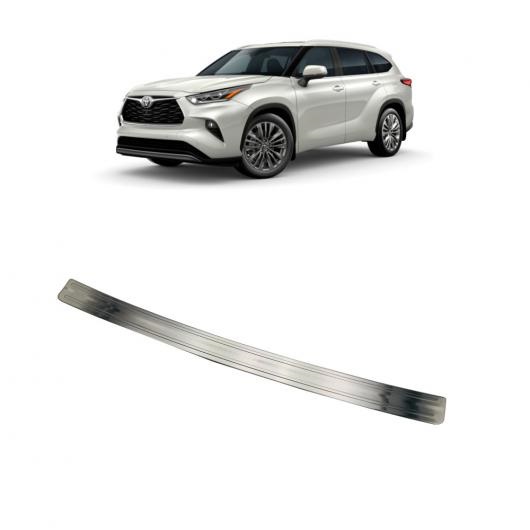 適用: トヨタ ハイランダー 2021 2022 リア バンパー プレート ドア シルズ カバー インテリア クローム トリム ステンレス スチール AL-OO-7593 AL_3