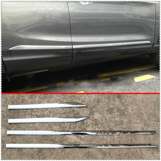 クローム ドア ボディ モールディング 適用: 日産 キャシュカイ J11 2014-2018 19 ローグ スポーツ 2017 2018 ABS アクセサリー サイド ストリップ トリム カバー AL-OO-7658 AL