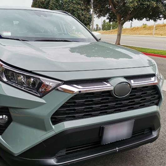 適用: トヨタ RAV4 ハイブリッド XA50 2019 2020 ABS クローム フロント センター メッシュ グリル カバー ラジエーター ストリップ トリム アクセサリー AL-OO-7720 AL