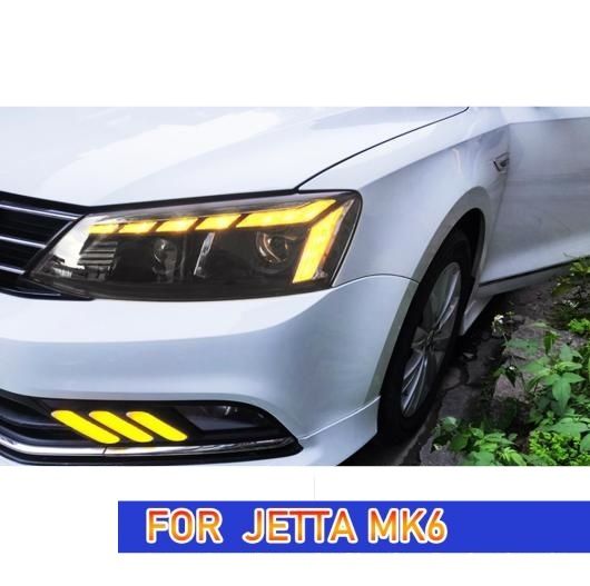 ヘッド ランプ 適用: ジェッタ サギター MK6 LED ヘッドライト 2012-2018 ヘッドライト MK6 DRL LED キット・バルブなし AL-OO-7756 AL_1