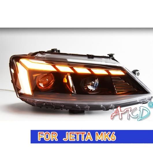 ヘッド ランプ 適用: ジェッタ サギター MK6 LED ヘッドライト 2012-2018 ヘッドライト MK6 DRL LED キット・バルブなし AL-OO-7756 AL_5