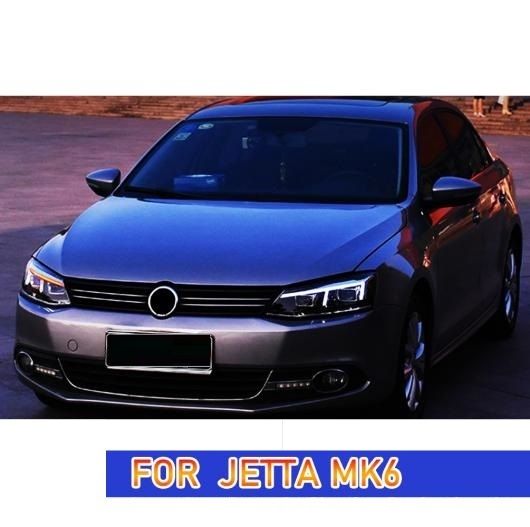 ヘッド ランプ 適用: ジェッタ LED ヘッドライト 2011-2018 ヘッドライト ジェッタ MK6 DRL ウインカー ハイ ビーム エンジェル アイ プロジェクター レンズ キセノン・LED AL-OO-7816 AL_3