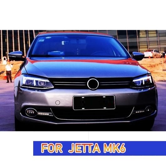 ヘッド ランプ 適用: ジェッタ LED ヘッドライト 2011-2018 ヘッドライト ジェッタ MK6 DRL ウインカー ハイ ビーム エンジェル アイ プロジェクター レンズ キセノン・LED AL-OO-7816 AL_5