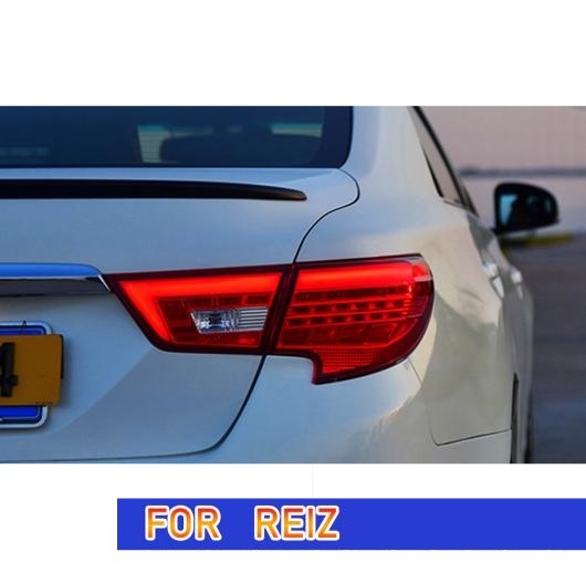 テール ランプ 適用: トヨタ マーク X LED テールライト 2013-2016 レイツ/マークX リア フォグ ブレーキ ウインカー レッド・ダークグレー AL-OO-7977 AL_2