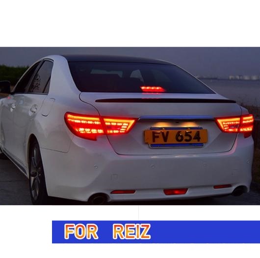 テール ランプ 適用: トヨタ マーク X LED テールライト 2013-2016 レイツ/マークX リア フォグ ブレーキ ウインカー レッド・ダークグレー AL-OO-7977 AL_4