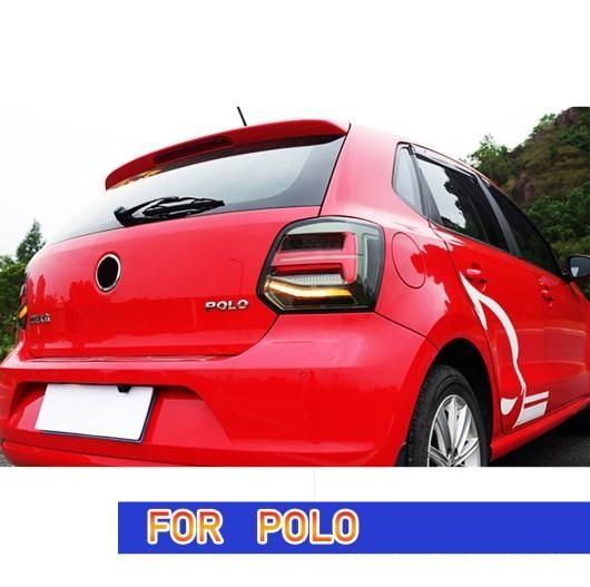テール ランプ 適用: VW ポロ LED テールライト 2011-2018 ポロ リア フォグ ブレーキ ウインカー ブラック・レッド AL-OO-8016 AL_6