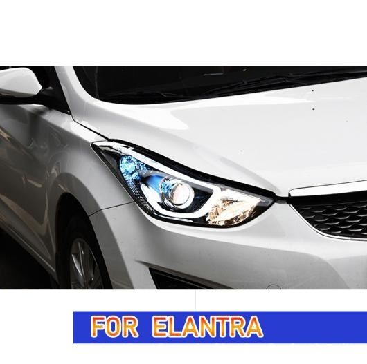 ヘッド ランプ 適用: ヒュンダイ/現代/HYUNDAI エラントラ LED ヘッドライト 2011-2016 ヘッドライト エラントラ DRL ウインカー ハイ ビーム エンジェル アイ キセノン・LED AL-OO-8085 AL_5