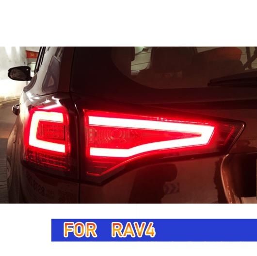 テール ランプ 適用: トヨタ RAV4 LED テールライト 2015-2019 RAV4 リア フォグ ブレーキ ウインカー レッド AL-OO-8108 AL_2