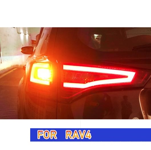テール ランプ 適用: トヨタ RAV4 LED テールライト 2015-2019 RAV4 リア フォグ ブレーキ ウインカー レッド AL-OO-8108 AL_3