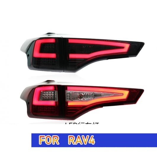 テール ランプ 適用: トヨタ RAV4 LED テールライト 2015-2019 RAV4 リア フォグ ブレーキ ウインカー レッド AL-OO-8108 AL_4