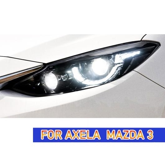 ヘッド ランプ 適用: MAZDA3 アクセラ LED ヘッドライト 2014-2016 ヘッドライト MAZDA3 DRL ウインカー ハイ ビーム エンジェル アイ プロジェクター レンズ LED キット AL-OO-8147 AL_4